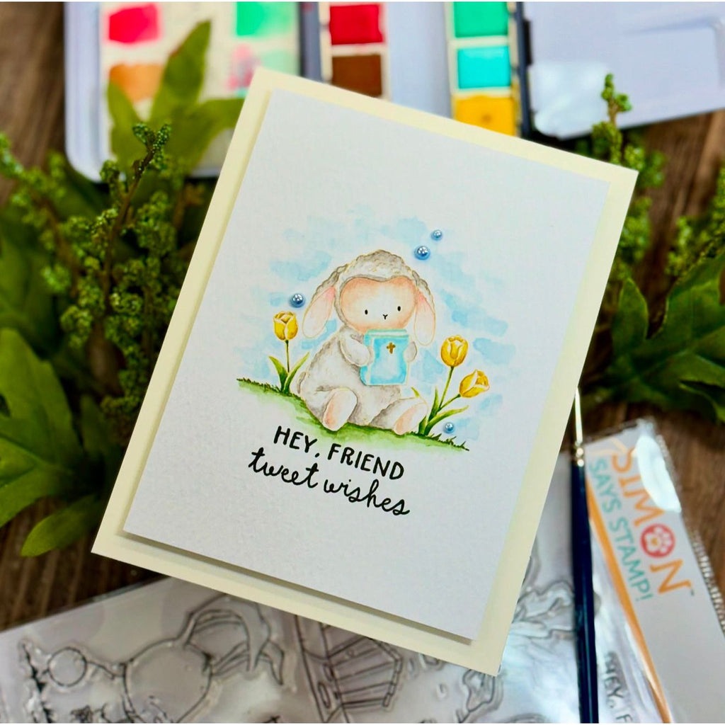 Simon Says Clear Stamps Bunny Blessings 2169ssc Favorite Things Easter Card