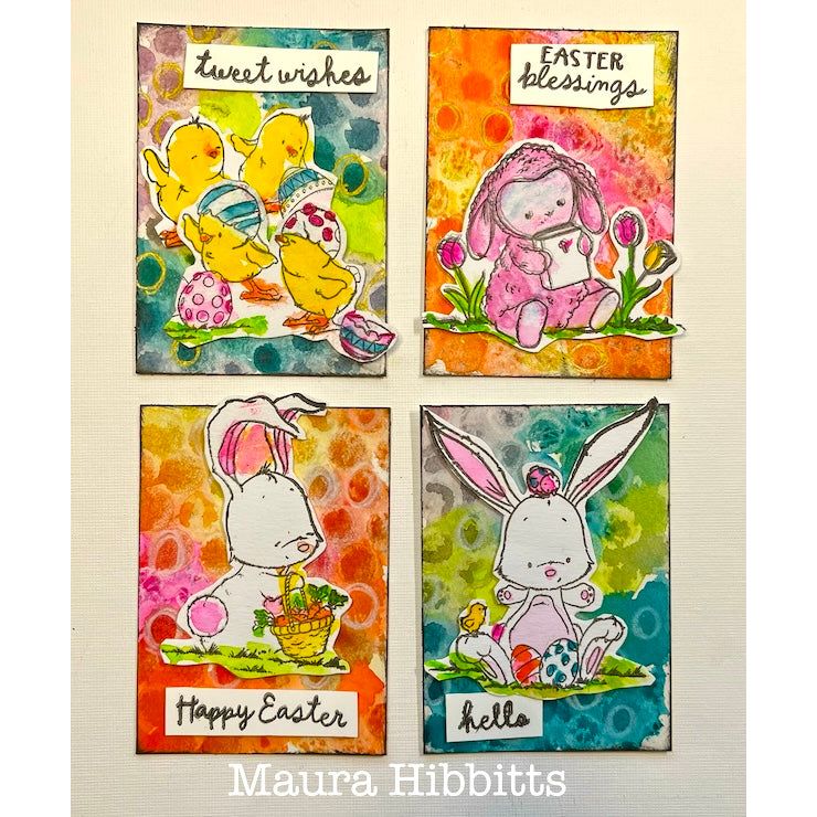 Simon Says Clear Stamps Bunny Blessings 2169ssc Favorite Things Easter Cards