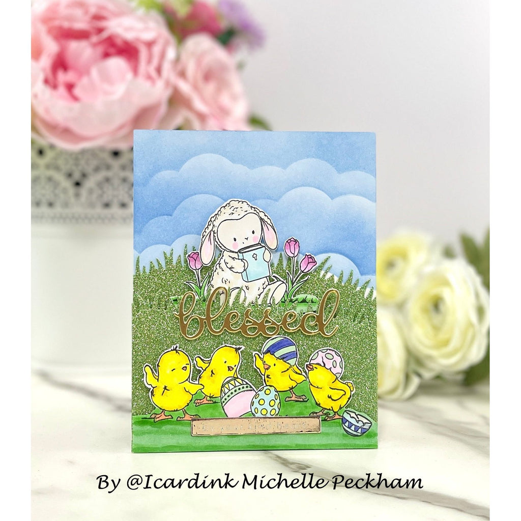 Simon Says Clear Stamps Bunny Blessings 2169ssc Favorite Things Easter Card 