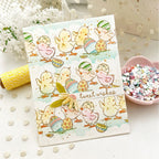 Simon Says Stamps and Dies Bunny Blessings set930bb Favorite Things Easter Card 