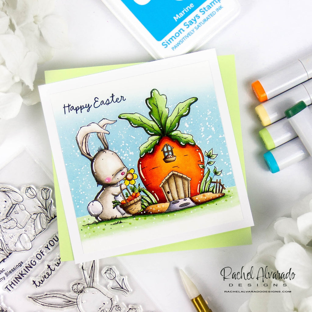 Simon Says Stamps and Dies Bunny Blessings set930bb Favorite Things Easter Card | color-code:ALT05