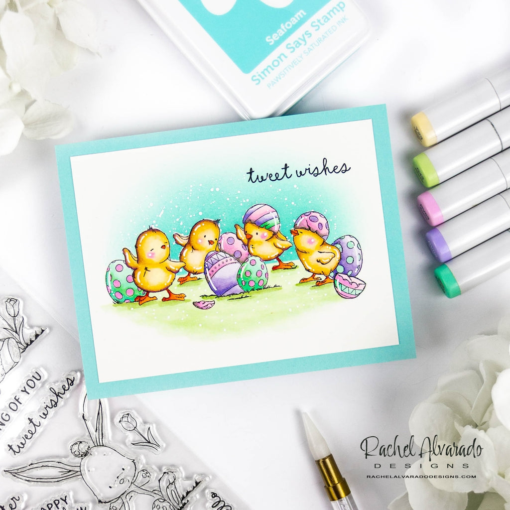 Simon Says Clear Stamps Bunny Blessings 2169ssc Favorite Things Easter Card  | color-code:ALT09