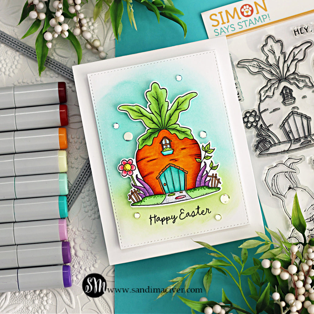 Simon Says Stamps and Dies Bunny Blessings set930bb Favorite Things Easter Card | color-code:ALT01