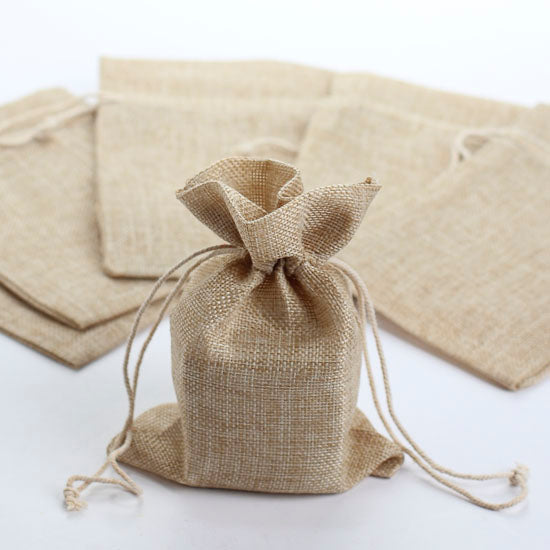 Burlap Favor Bags 4342nt