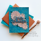 Simon Says Stamp Embossing Folder And Dies Burst Snowflakes sfd365 All The Joy Christmas Card