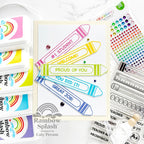 Rainbow Splash Cardstock Buttercream rsc17 Proud of You Card | color-code:ALT01