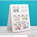 Pretty Pink Posh Butterfly Cover Plate Die shaker card