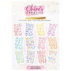 Chloe's Creative Cards Tiny Butterfly Embellishments Printed Vellum Pad c-vpad-tinyb