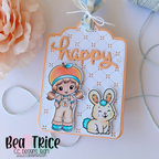 C.C. Designs Apricot Lime Clear Stamp Set ccd-0432 berry sweet green and pink