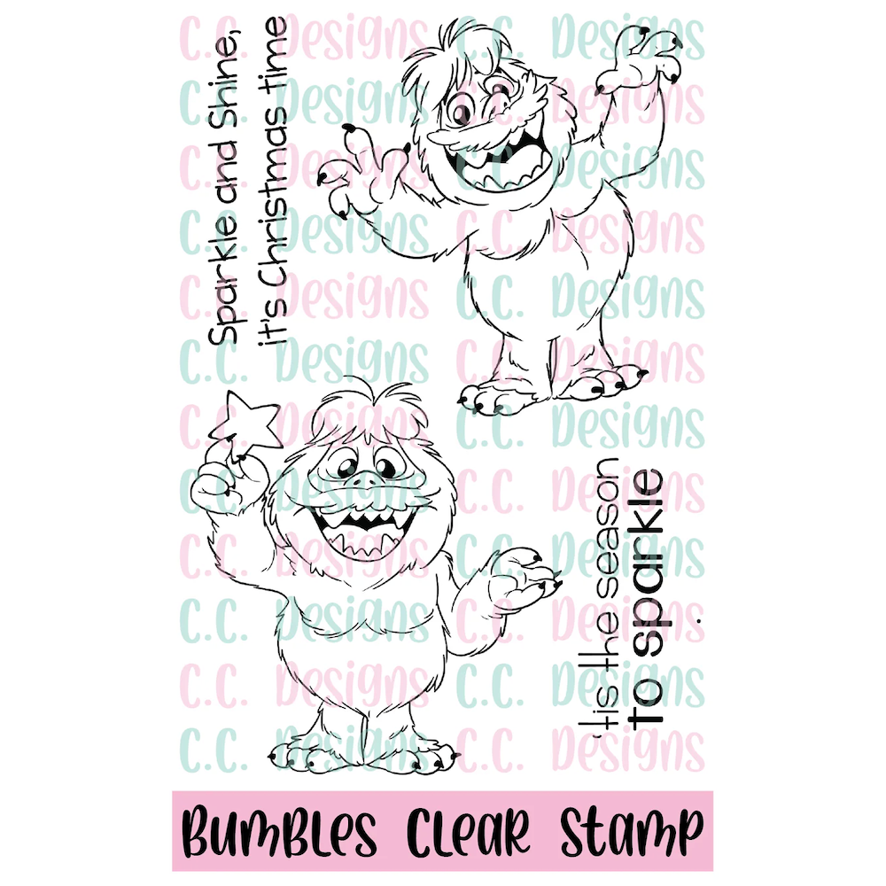 C.C. Designs Bumbles Clear Stamp Set ccd-0395