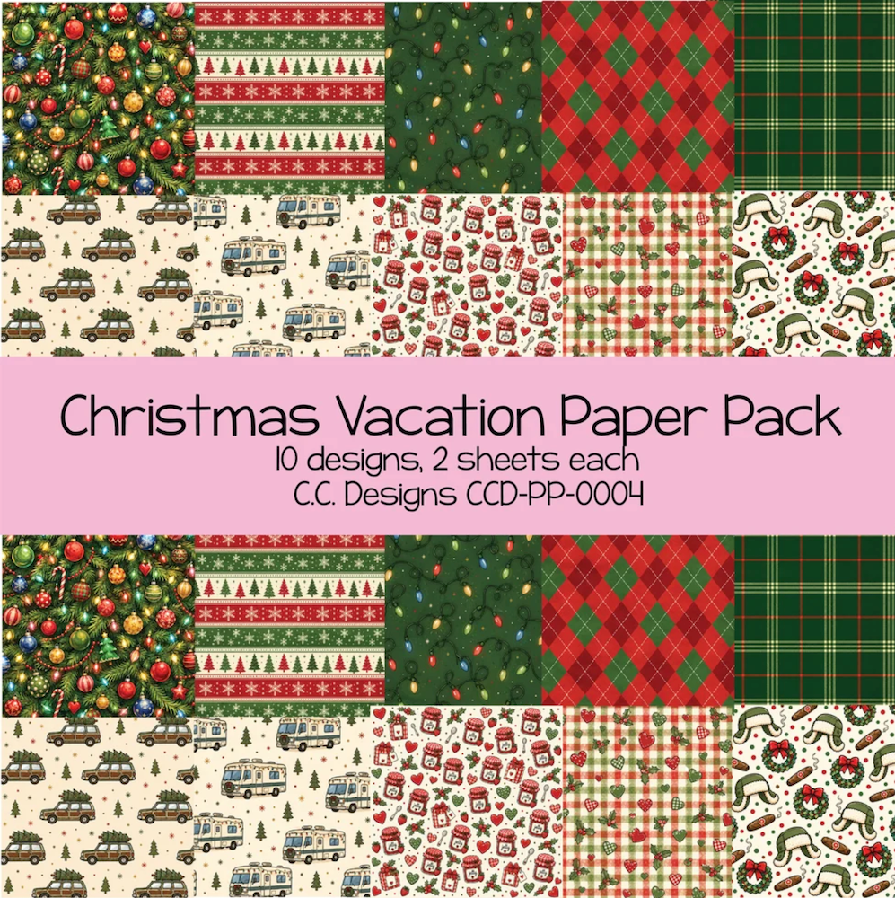 C.C. Designs Christmas Vacation Paper Pack ccd-pp-0004
