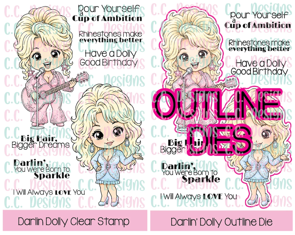 C.C. Designs Darlin' Stamps and Dies Bundle