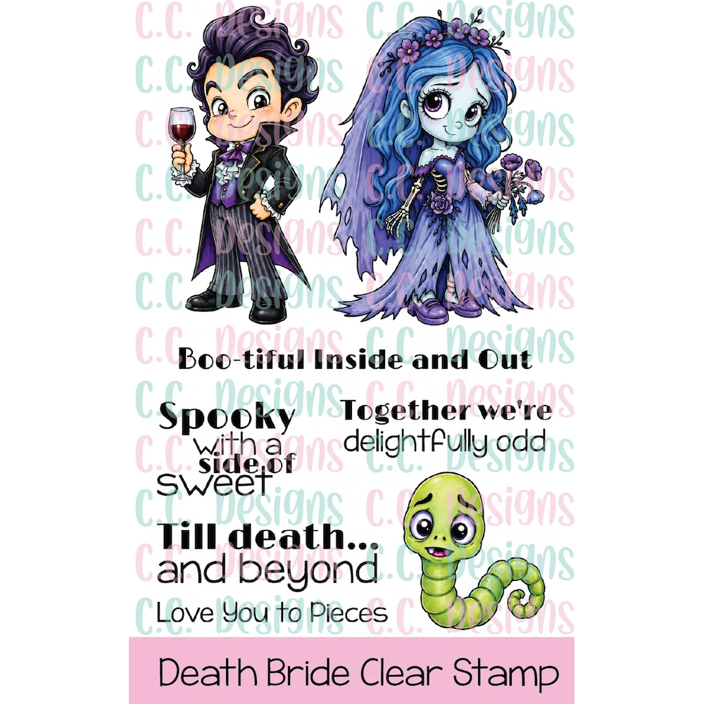 C.C. Designs Death Bride Clear Stamp Set ccd-0436