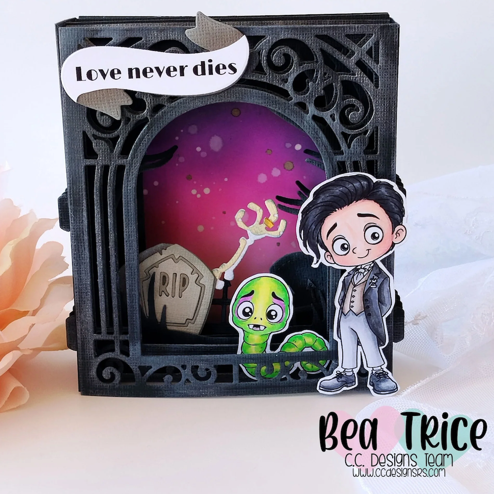 C.C. Designs Death Bride Clear Stamp Set ccd-0436 love never dies