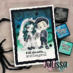 C.C. Designs Death Bride Clear Stamp Set ccd-0436 rill death bride and groom