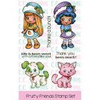 C.C. Designs Fruity Friends Clear Stamp Set ccd-0427
