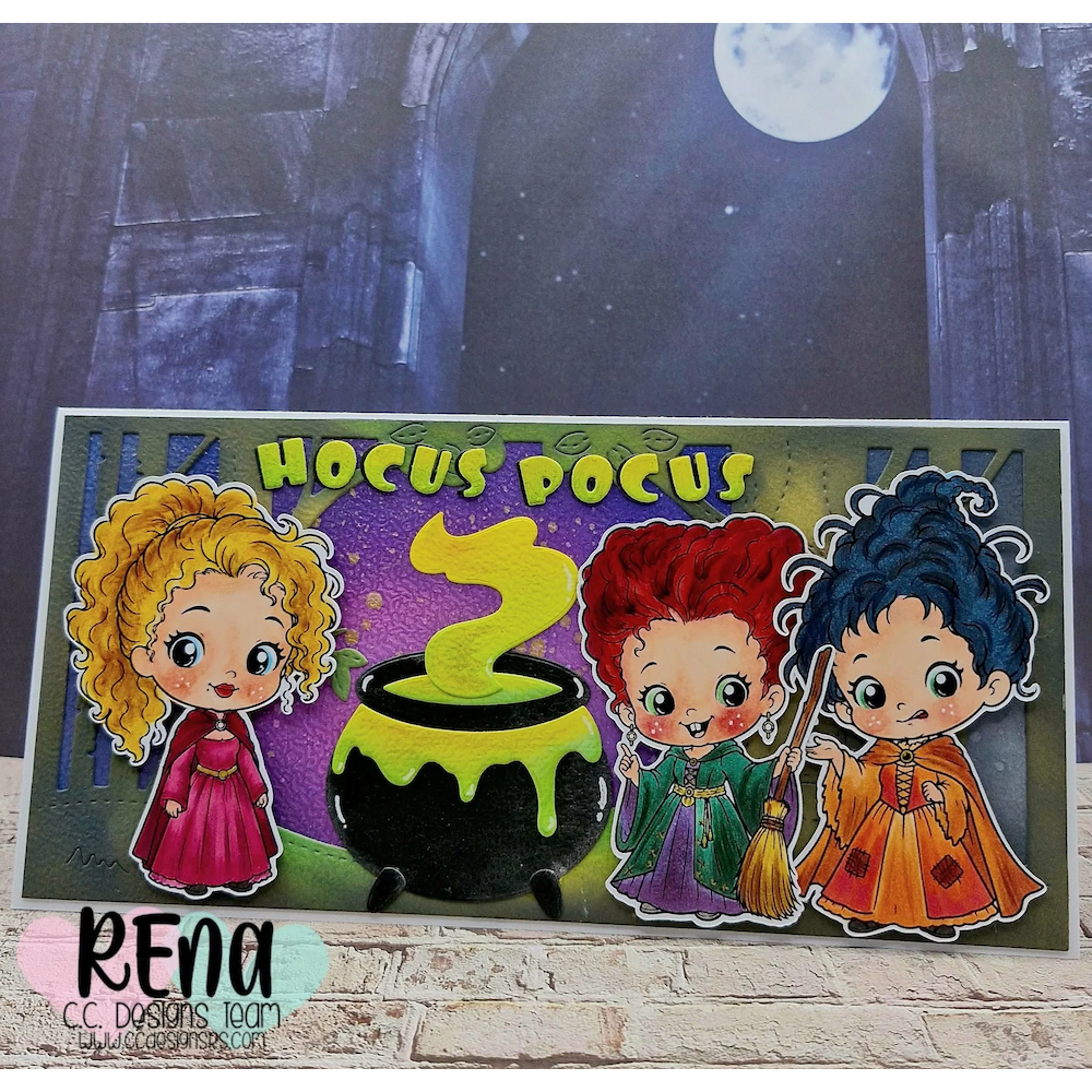 C.C. Designs HP Clear Stamp Set ccd-0435 rena 