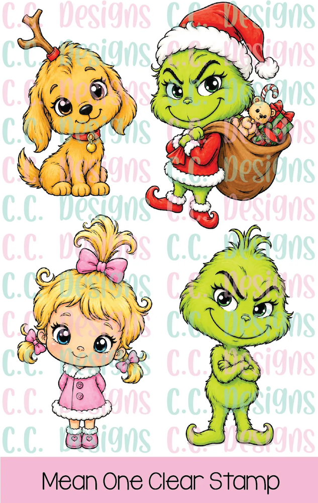 C.C. Designs Mean One Clear Stamp Set ccd-0444