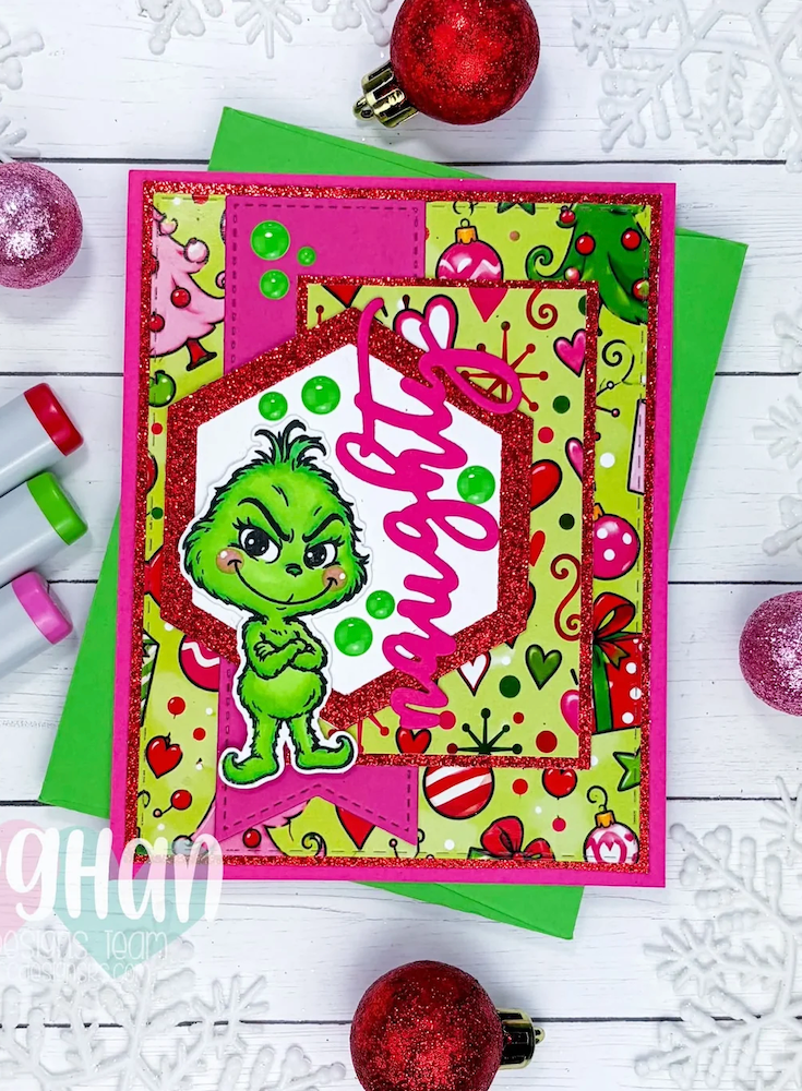 C.C. Designs Mean One Clear Stamp Set ccd-0444 grinch