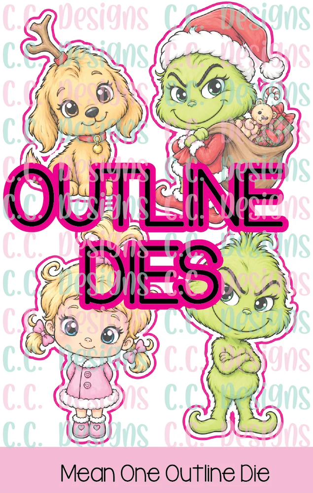 C.C. Designs Mean One Die Set cc-bt307