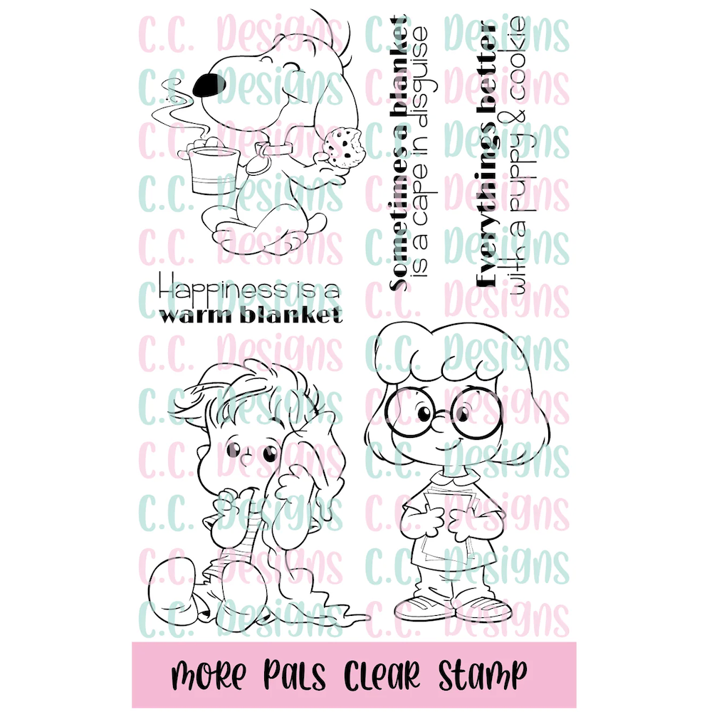 C.C. Designs More Pals Clear Stamp Set ccd-0416