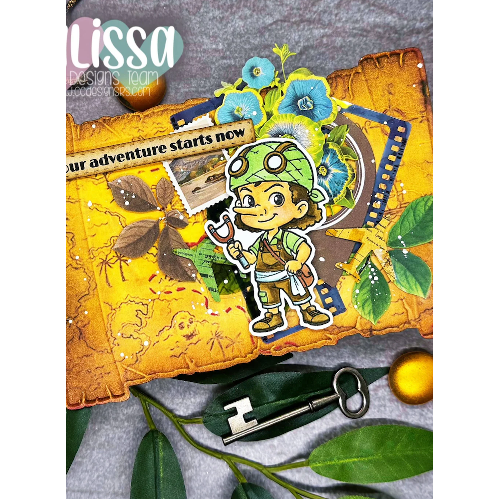 C.C. Designs One Pirate Clear Stamp Set ccd-0426 alissa adventure