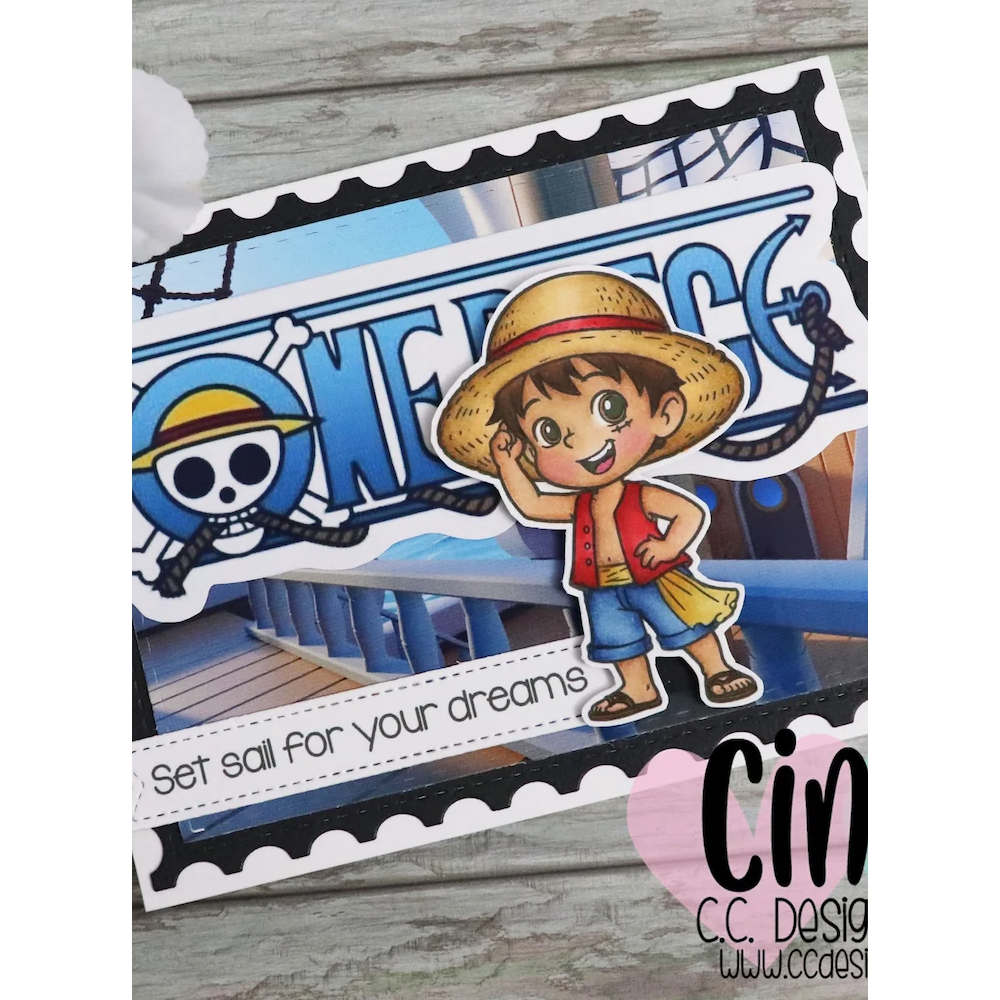 C.C. Designs One Pirate Clear Stamp Set ccd-0426 set sail for your dreams