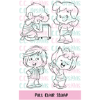 C.C. Designs Pals Clear Stamp Set ccd-0377