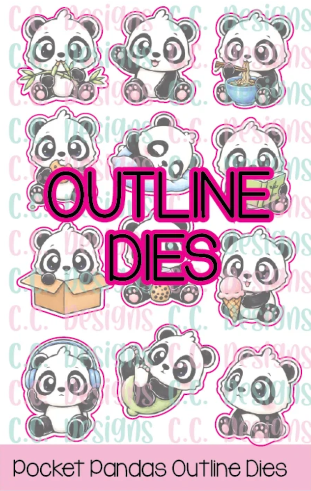 C.C. Designs Pocket Panda Die Set cc-bt299