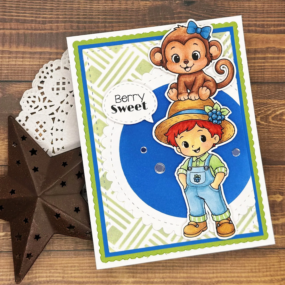C.C. Designs Pony Berry Clear Stamp Set ccd-0431 berry sweet