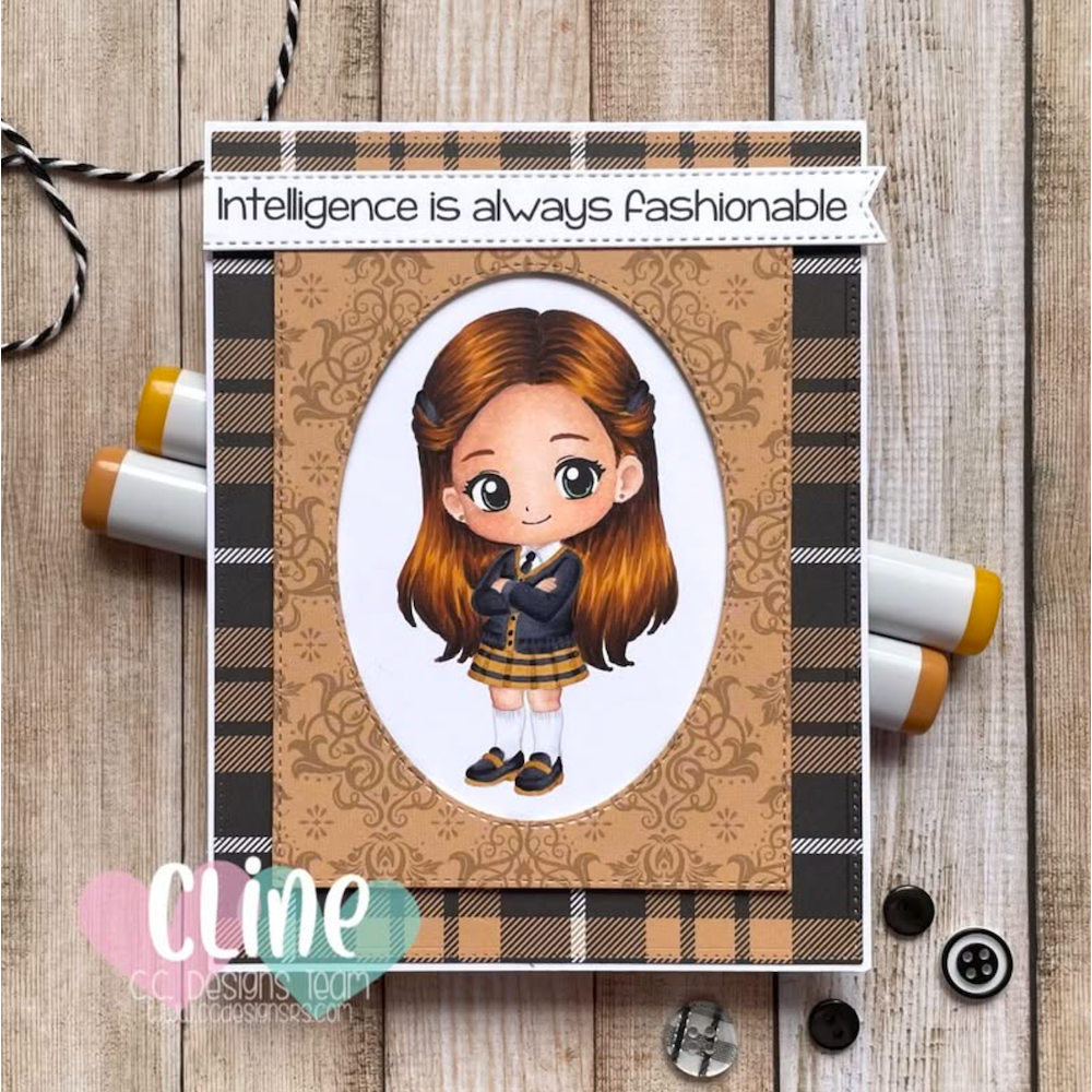 C.C. Designs Properly Opinionated Clear Stamp Set ccd-0438 cline