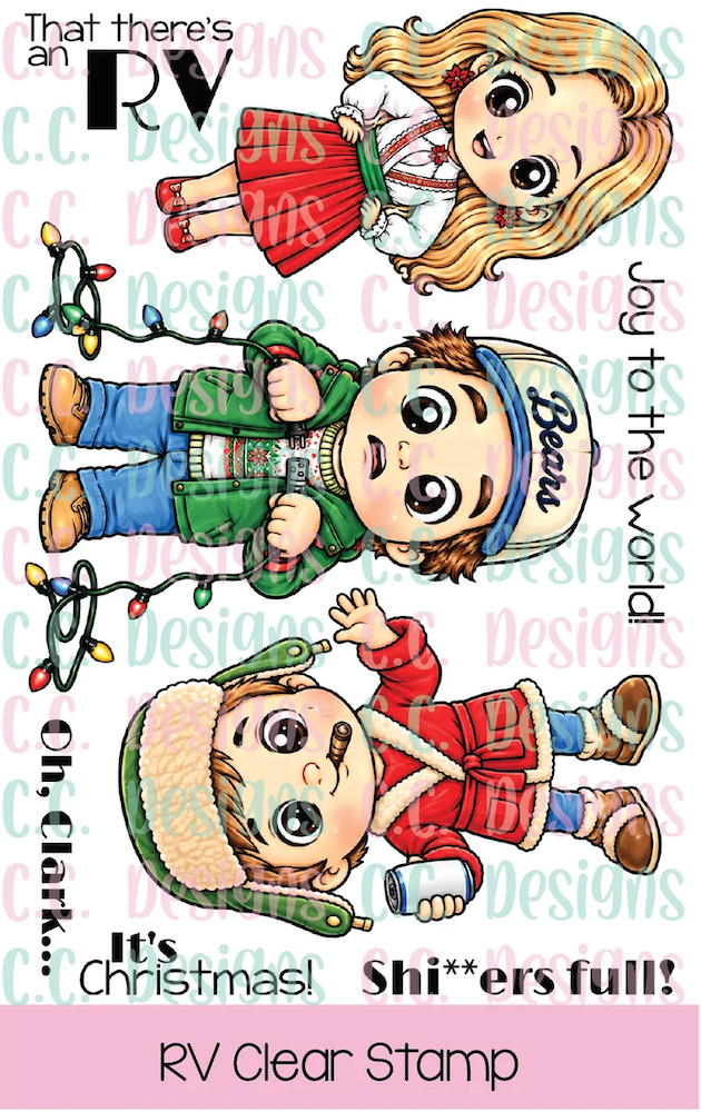 C.C. Designs RV Clear Stamp Set ccd-0445