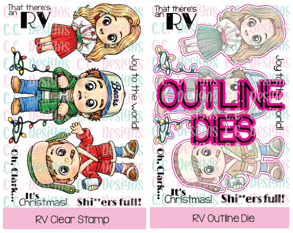 C.C. Designs RV Stamps and Dies Bundle