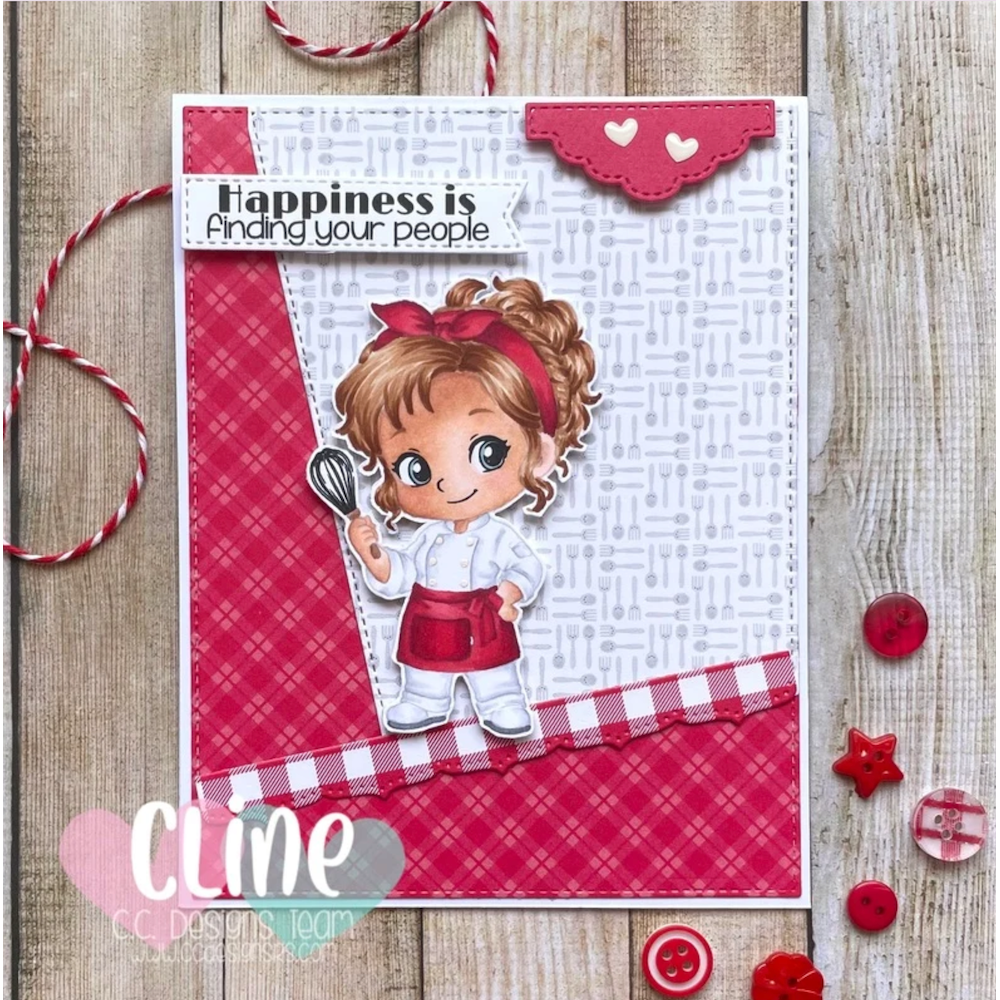 C.C. Designs Stars Hollow Clear Stamp Set ccd-0437 sooki