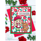 C.C. Designs Strawberry Delight Clear Stamp Set ccd-0429 berry in the patch 