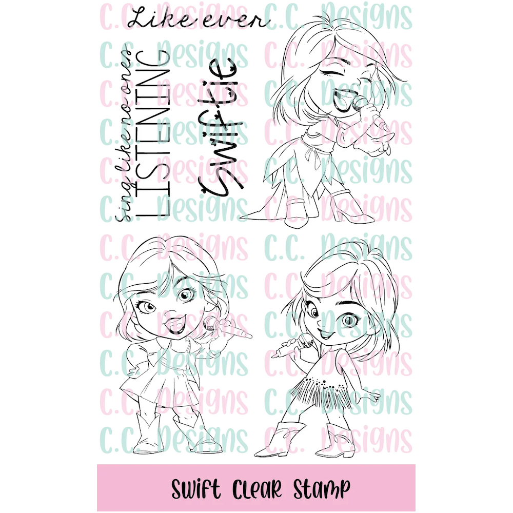 C.C. Designs Swift Clear Stamp Set ccd-0375