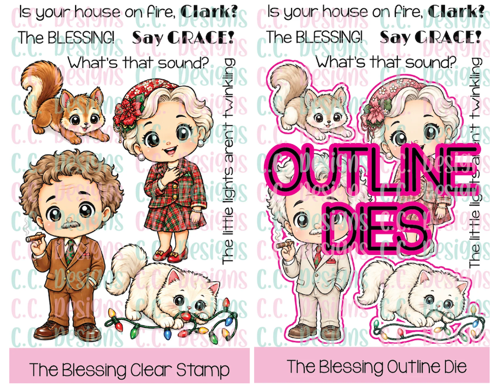 C.C. Designs The Blessing Stamps and Dies Bundle