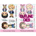 C.C. Designs The Guys Stamps and Dies Bundle