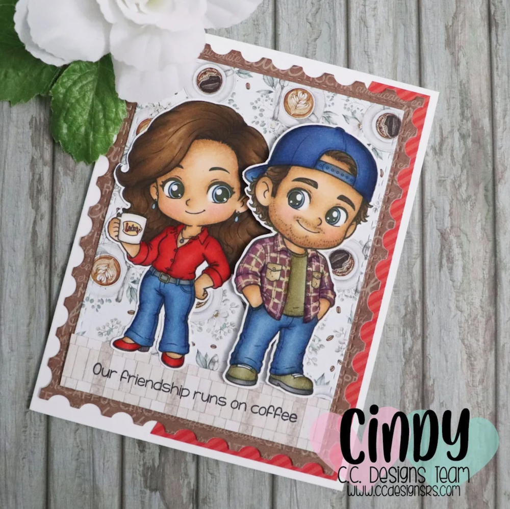 C.C. Designs Where You Lead Clear Stamp Set ccd-0439 lukes