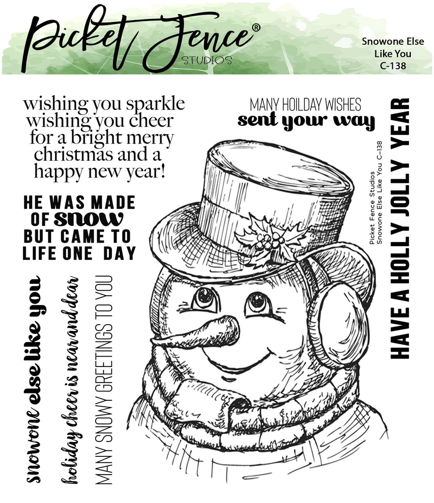 Picket Fence Studios Snowone Else Like You Clear Stamps c-138