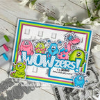 Whimsy Stamps Monster Cuties Clear Stamps C1416 Scary