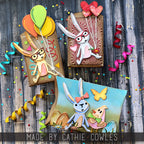 Tim Holtz Sizzix Vault Bunny + Chick Thinlits Dies 666561 envelope cards