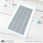 Mama Elephant Book Edges Creative Cuts Steel Dies