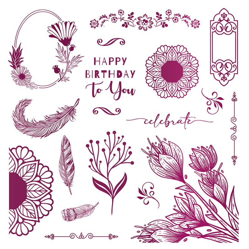 Crafter's Companion Make A Wish Foil Transfers cc-foiltr8-mkws Happy Birthday To You