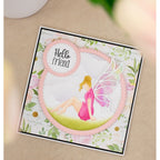 Crafter's Companion Seashell Illusion Film cc-ilf-seas fairy wings hello friend card