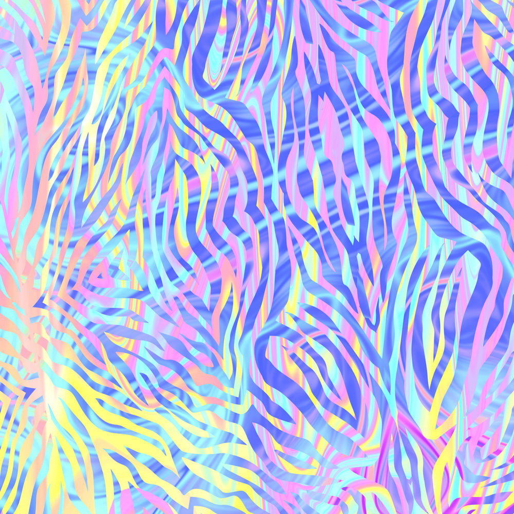Crafter's Companion Neon Dreams 6 x 6 Paper Pad cc-pad6-nedr rainbow tiger stripe