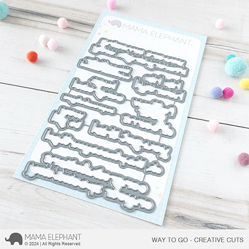 Mama Elephant Way to Go Creative Steel Dies