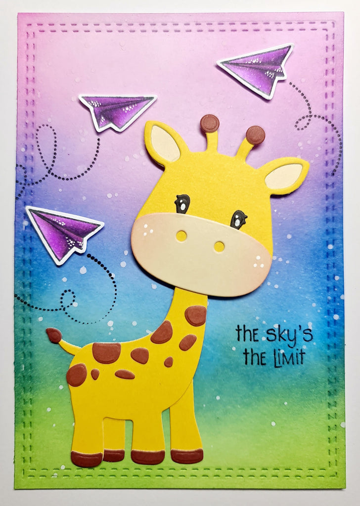 Studio Light Going places Clear Stamps ccl-es-stamp582 giraffe sky's the limit