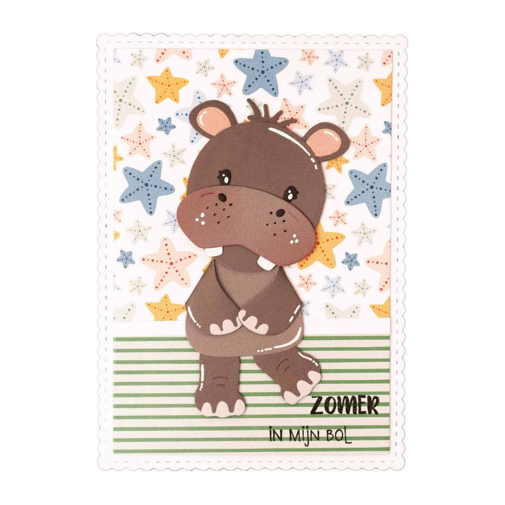 Studio Light Sea You Paper Pad ccl-fr-pp93 hippo card