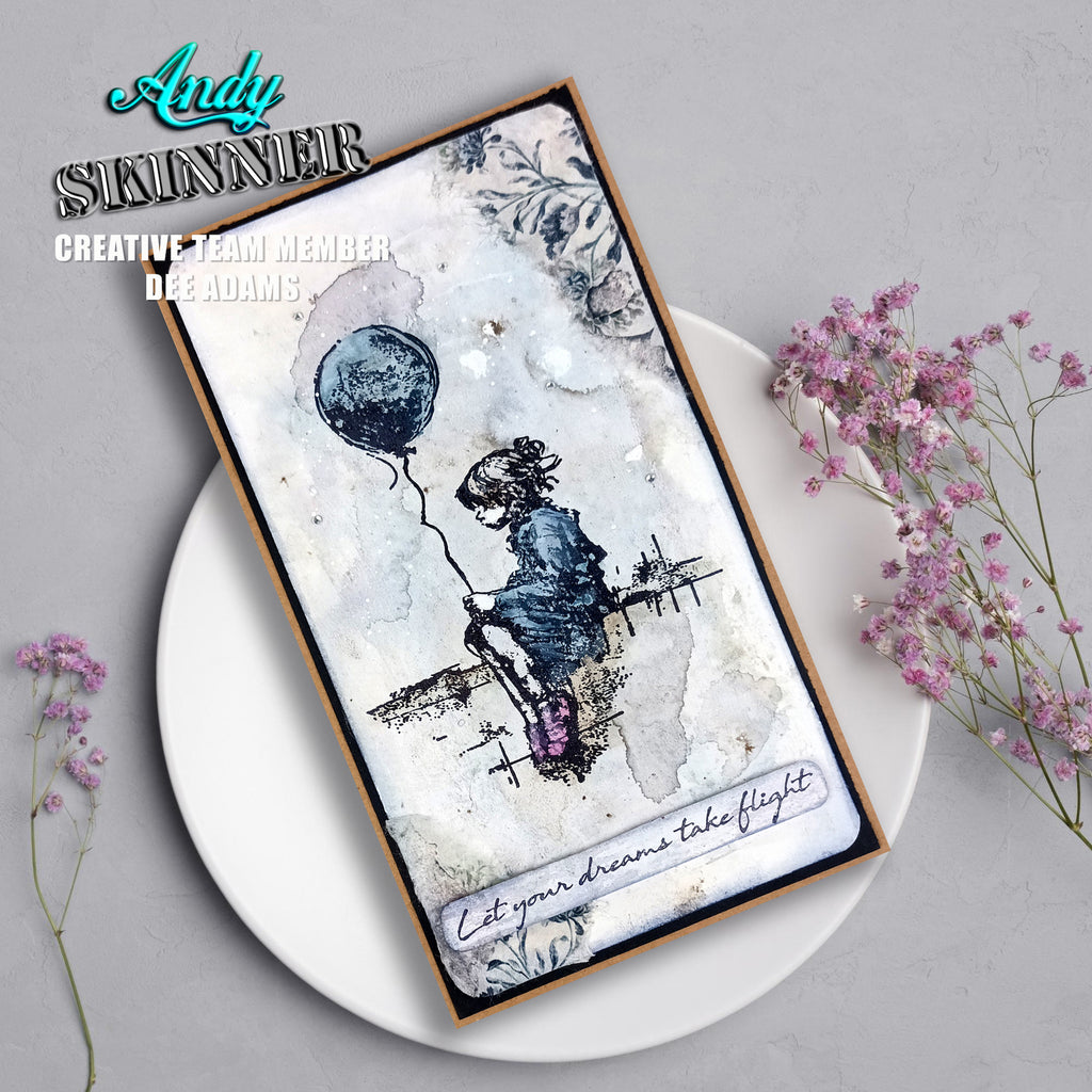 Creative Expressions Let Your Dreams Take Flight Cling Stamps ceasr060 balloon